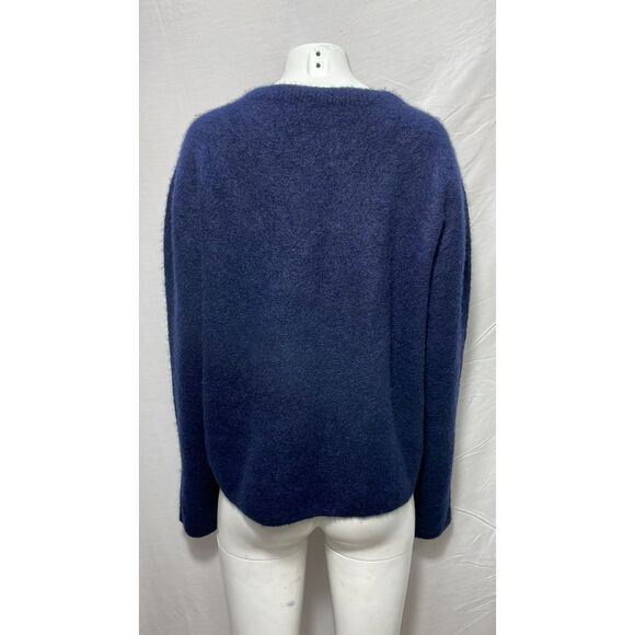 Pre Loved The Row Vintage Long Sleeve Wool Pullover Sweater Women blue | navy - Picture 8 of 8